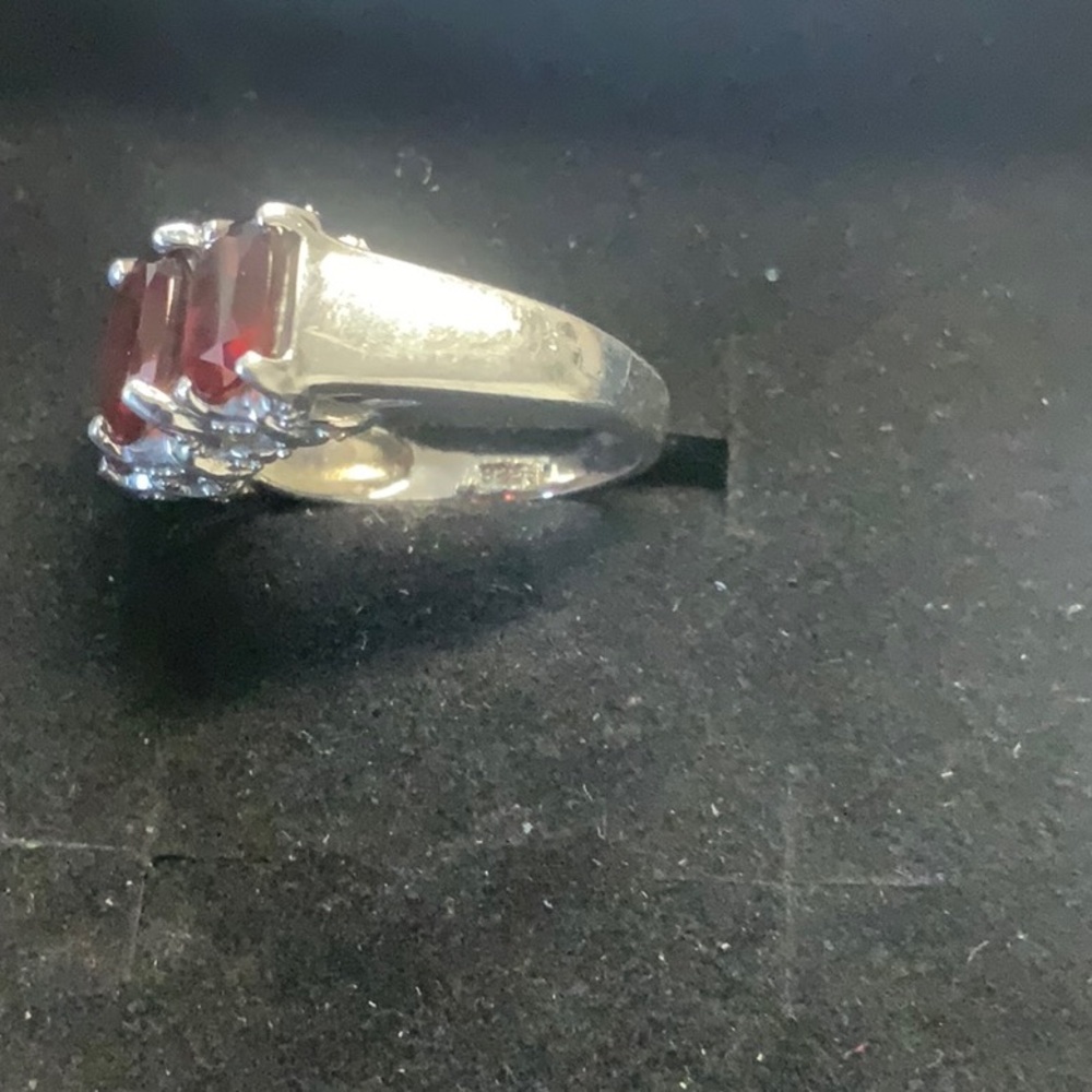 Red Gemstone Ring - image 3